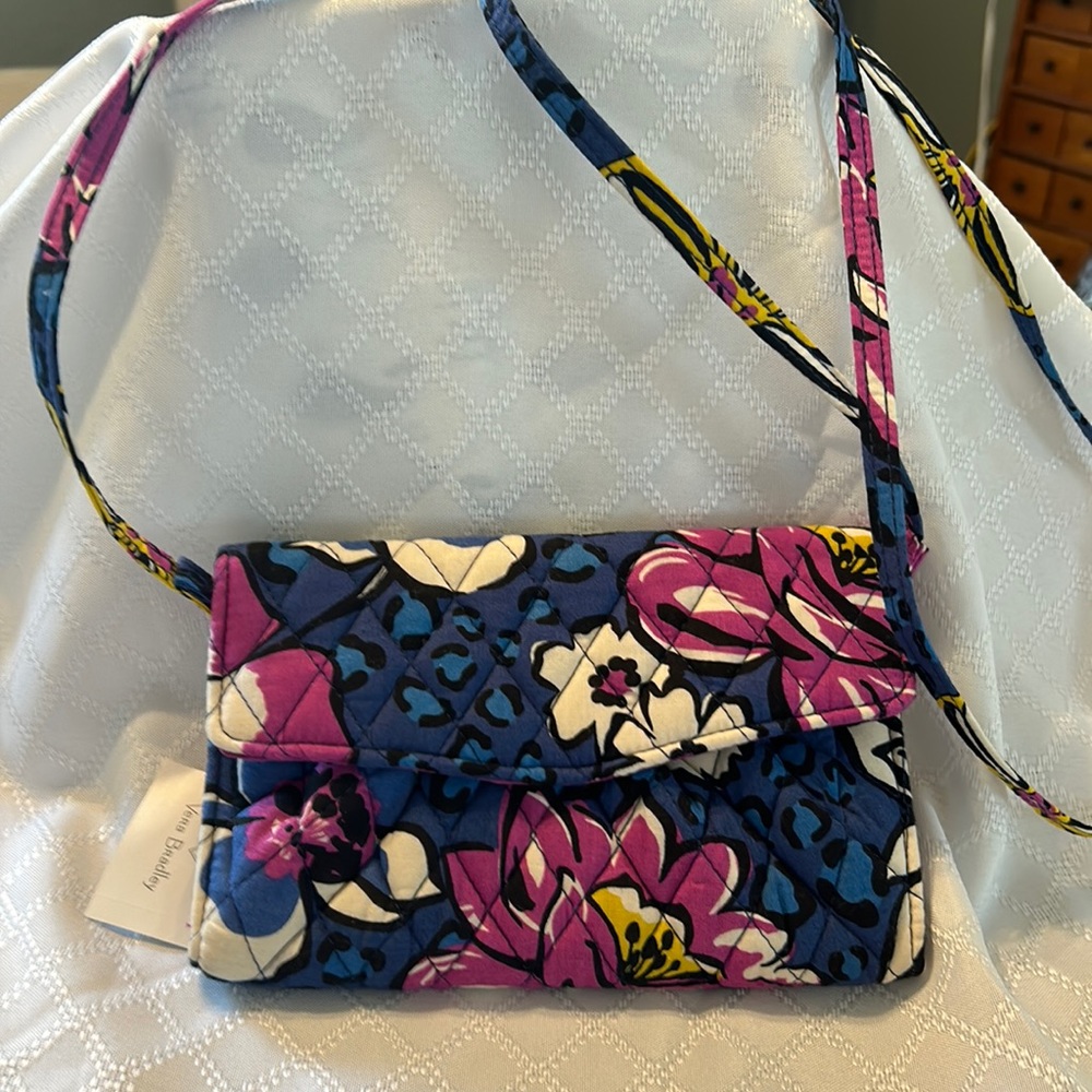 Vera Bradley Strap Wallet African Violet